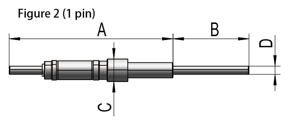 Ceramic vacuum feedthrough 8 kV
