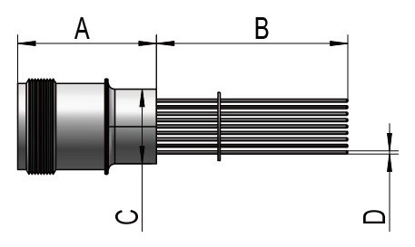MS-20 Mil-Spec Feedthrough view 2