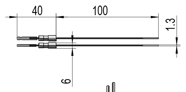 Type C Thermocouple Feedthrough view 2
