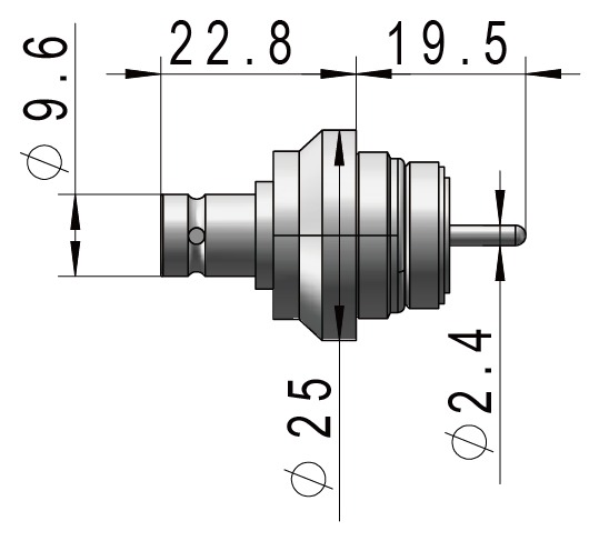 MHV-02 Coaxial Feedthrough