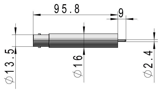 SHV-20-1 Coaxial Feedthrough