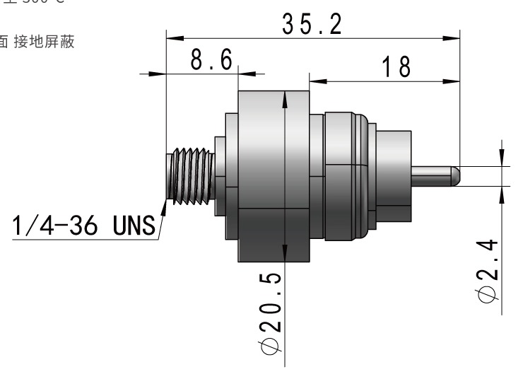 SMA-03 Coaxial Feedthrough